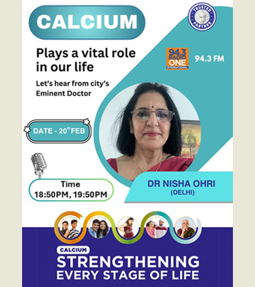 Talk on Calcium by Dr. Nisha Ohri