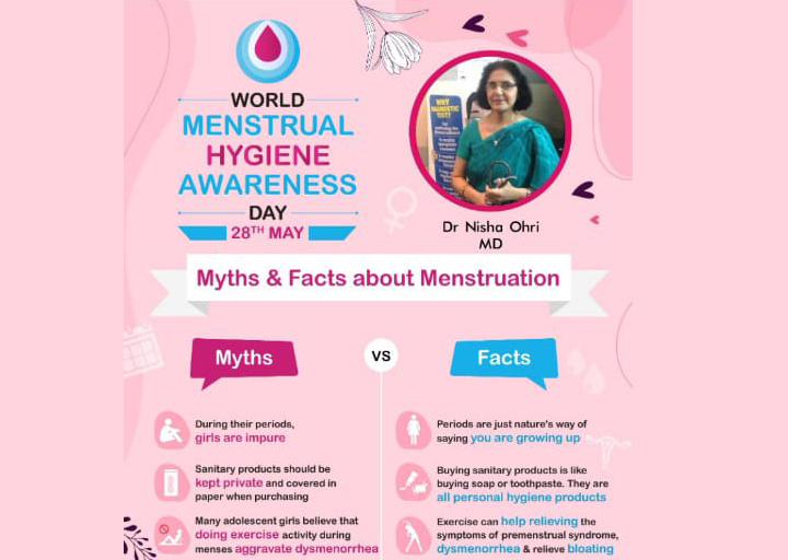 Nisha Ohri Menstrual Hygiene Awareness